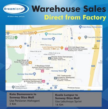 Dreamland-Warehouse-Sale-3-350x353 - Beddings Home & Garden & Tools Mattress Selangor Warehouse Sale & Clearance in Malaysia 