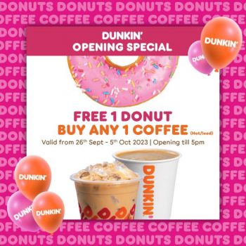 Dunkin-Opening-Promotion-at-MRT-Putrajaya-Sentral-1-350x350 - Beverages Food , Restaurant & Pub Promotions & Freebies Putrajaya 