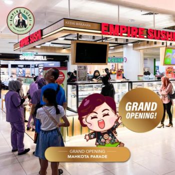 Empire-Sushi-Grand-Opening-at-Mahkota-Parade-350x350 - Beverages Food , Restaurant & Pub Melaka Promotions & Freebies 