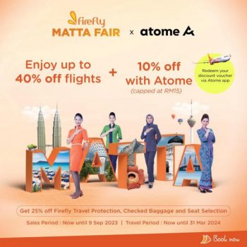 Firefly-Atome-MATTA-Fair-2023-Sale-350x350 - Air Fare Johor Kedah Kelantan Kuala Lumpur Malaysia Sales Melaka Negeri Sembilan Pahang Penang Perak Perlis Putrajaya Sabah Sarawak Selangor Sports,Leisure & Travel Terengganu 