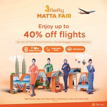 Firefly-MATTA-Fair-2023-Promotion-350x350 - Air Fare Johor Kedah Kelantan Kuala Lumpur Melaka Negeri Sembilan Pahang Penang Perak Perlis Promotions & Freebies Putrajaya Sabah Sarawak Selangor Sports,Leisure & Travel Terengganu 