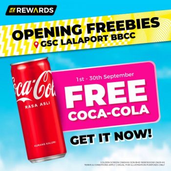 GSC-Opening-Promotion-Free-Coca-Cola-at-LaLaport-BBCC-350x350 - Cinemas Kuala Lumpur Movie & Music & Games Promotions & Freebies Selangor 