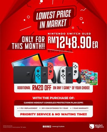 Gamers-Hideout-Nintendo-Switch-OLED-Promo-350x433 - Computer Accessories Electronics & Computers IT Gadgets Accessories Kuala Lumpur Promotions & Freebies Sales Happening Now In Malaysia Selangor 
