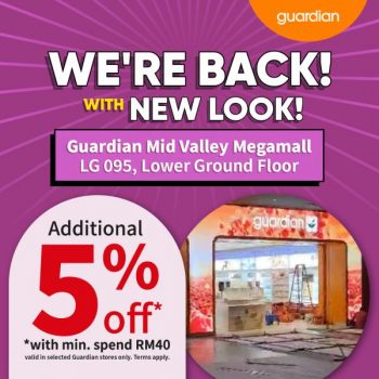 Guardian-Mid-Valley-New-Look-Promotion-350x350 - Beauty & Health Health Supplements Johor Kedah Kelantan Kuala Lumpur Melaka Negeri Sembilan Pahang Penang Perak Perlis Personal Care Promotions & Freebies Putrajaya Sabah Sarawak Selangor Terengganu 