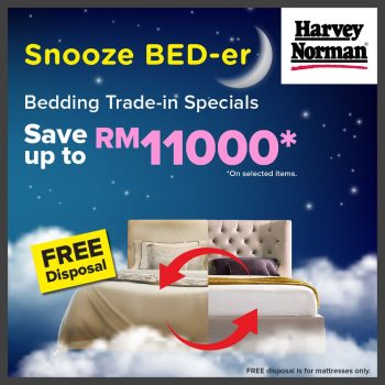 Harvey-Norman-Bedding-Trade-In-Specials-350x350 - Beddings Furniture Home & Garden & Tools Home Decor Johor Kedah Kelantan Kuala Lumpur Mattress Melaka Negeri Sembilan Pahang Penang Perak Perlis Promotions & Freebies Putrajaya Sabah Sales Happening Now In Malaysia Sarawak Selangor Terengganu 
