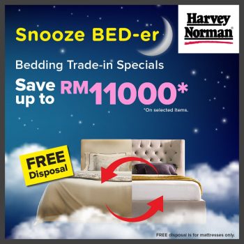 Harvey-Norman-Bedding-Trade-In-Specials-350x350 - Beddings Furniture Home & Garden & Tools Home Decor Johor Kedah Kelantan Kuala Lumpur Mattress Melaka Negeri Sembilan Pahang Penang Perak Perlis Promotions & Freebies Putrajaya Sabah Sarawak Selangor Terengganu 