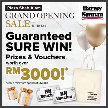 Harvey-Norman-Grand-Opening-Sale-at-Plaza-Shah-Alam-1-350x350 - Electronics & Computers Furniture Home & Garden & Tools Home Appliances Home Decor Kitchen Appliances Malaysia Sales Sales Happening Now In Malaysia Selangor 