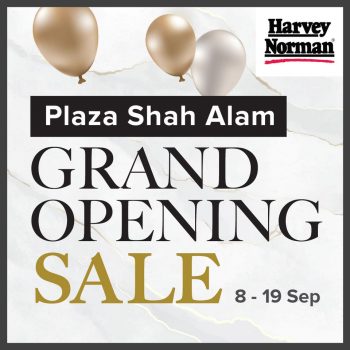 Harvey-Norman-Grand-Opening-Sale-at-Plaza-Shah-Alam-350x350 - Electronics & Computers Furniture Home & Garden & Tools Home Appliances Home Decor Kitchen Appliances Malaysia Sales Sales Happening Now In Malaysia Selangor 