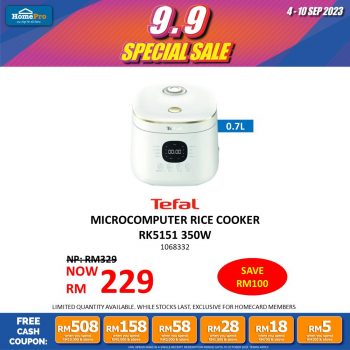 HomePro-9.9-Special-Sale-15-350x350 - Electronics & Computers Furniture Home & Garden & Tools Home Appliances Home Decor Johor Kedah Kelantan Kitchen Appliances Kuala Lumpur Malaysia Sales Melaka Negeri Sembilan Online Store Pahang Penang Perak Perlis Putrajaya Sabah Sarawak Selangor Terengganu 