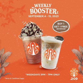 J.CO-Buy-1-Free-1-Beverage-Promo-350x350 - Beverages Food , Restaurant & Pub Johor Kedah Kelantan Kuala Lumpur Melaka Negeri Sembilan Pahang Penang Perak Perlis Promotions & Freebies Putrajaya Sabah Sarawak Selangor Terengganu 