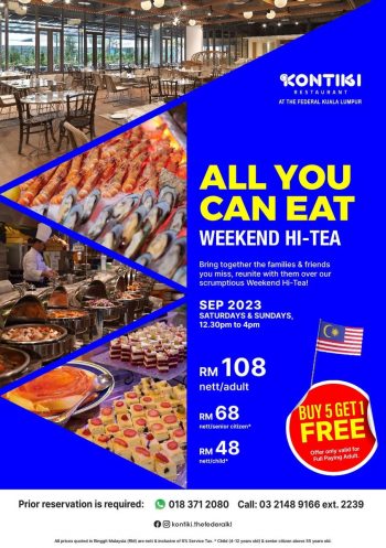 Kontiki-Restaur-ant-Weekend-Hi-Tea-Extravaganza-350x497 - Beverages Food , Restaurant & Pub Kuala Lumpur Promotions & Freebies Selangor 