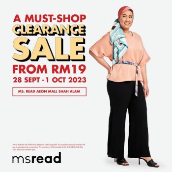 MS-READ-Clearance-Sale-at-AEON-Mall-Shah-Alam-4-350x350 - Apparels Fashion Accessories Fashion Lifestyle & Department Store Selangor Warehouse Sale & Clearance in Malaysia 