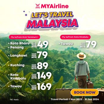 MYAirline-Lets-Travel-Malaysia-Deal-1-350x350 - Air Fare Promotions & Freebies Sports,Leisure & Travel Travel Packages 