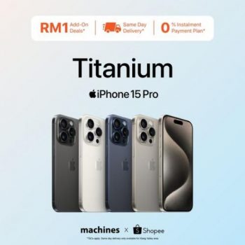 Machines-Shopee-iPhone-15-Pro-Pre-Order-Promotion-350x350 - Electronics & Computers IT Gadgets Accessories Johor Kedah Kelantan Kuala Lumpur Melaka Mobile Phone Negeri Sembilan Online Store Pahang Penang Perak Perlis Promotions & Freebies Putrajaya Sabah Sarawak Selangor Terengganu 