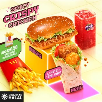 McDonalds-Spicy-Crispy-Chicken-Burger-Wrap-Special-350x350 - Beverages Food , Restaurant & Pub Johor Kedah Kelantan Kuala Lumpur Melaka Negeri Sembilan Pahang Penang Perak Perlis Promotions & Freebies Putrajaya Sabah Sarawak Selangor Terengganu 