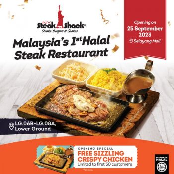 NY-Steak-Shack-Opening-Special-at-Selayang-Mall-350x350 - Beverages Food , Restaurant & Pub Promotions & Freebies Selangor 