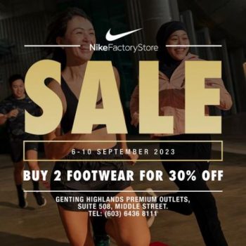 Nike-Factory-Store-Special-Sale-at-Genting-Highlands-Premium-Outlets-350x350 - Apparels Fashion Accessories Fashion Lifestyle & Department Store Malaysia Sales Pahang 