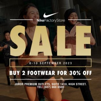 Nike-Factory-Store-Special-Sale-at-Johor-Premium-Outlets-350x350 - Apparels Fashion Accessories Fashion Lifestyle & Department Store Footwear Johor Malaysia Sales Sportswear 