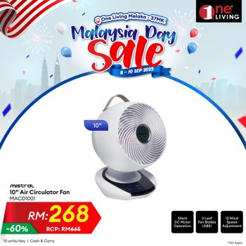 One-Living-Sdn-Bhd-Malaysia-Day-Sale-30-350x350 - Electronics & Computers Home Appliances IT Gadgets Accessories Kitchen Appliances Malaysia Sales Melaka 