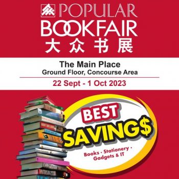 POPULAR-Book-Fair-Sale-at-The-Main-Place-350x350 - Books & Magazines Malaysia Sales Selangor Stationery 