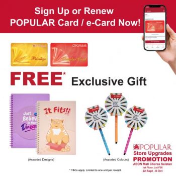 POPULAR-Store-Upgrades-Promotion-at-AEON-Mall-Cheras-Selatan-8-350x350 - Books & Magazines Promotions & Freebies Selangor Stationery 