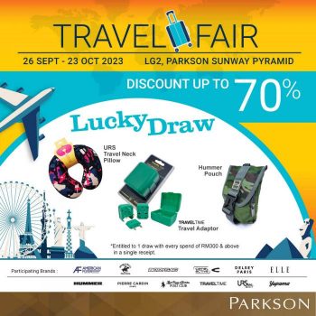 Parkson-Sunway-Pyramid-Travel-Fair-Sale-1-350x350 - Luggage Malaysia Sales Others Selangor Sports,Leisure & Travel 