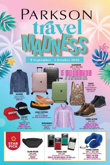 Parkson-Travel-Madness-350x525 - Johor Kedah Kelantan Kuala Lumpur Melaka Negeri Sembilan Pahang Penang Perak Perlis Promotions & Freebies Putrajaya Sabah Sarawak Selangor Supermarket & Hypermarket Terengganu 