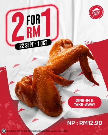 Pizza-Hut-2-for-RM1-Promo-350x438 - Beverages Food , Restaurant & Pub Johor Kedah Kelantan Kuala Lumpur Melaka Negeri Sembilan Pahang Penang Perak Perlis Pizza Promotions & Freebies Putrajaya Sabah Sarawak Selangor Terengganu 