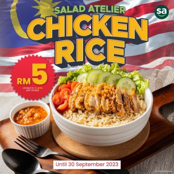 Salad-Ateliers-Chicken-Rice-Special-350x350 - Beverages Food , Restaurant & Pub Johor Kedah Kelantan Kuala Lumpur Melaka Negeri Sembilan Pahang Penang Perak Perlis Promotions & Freebies Putrajaya Sabah Sarawak Selangor 