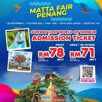 Sunway-Lost-World-Of-Tambun-MATTA-Fair-Penang-Promotion-4-350x350 - Penang Promotions & Freebies Sports,Leisure & Travel Theme Parks 