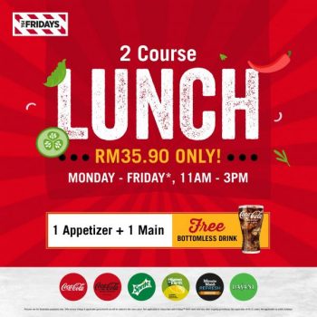 TGI-Fridays-2-Course-Lunch-Menu-350x350 - Beverages Food , Restaurant & Pub Johor Kedah Kelantan Kuala Lumpur Melaka Negeri Sembilan Pahang Penang Perak Perlis Promotions & Freebies Putrajaya Sabah Sarawak Selangor Terengganu 