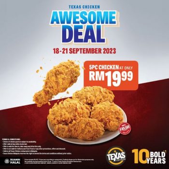 Texas-Chicken-Awesome-Deal-350x350 - Beverages Food , Restaurant & Pub Johor Kedah Kelantan Kuala Lumpur Melaka Negeri Sembilan Pahang Penang Perak Perlis Promotions & Freebies Putrajaya Sabah Sarawak Selangor Terengganu 