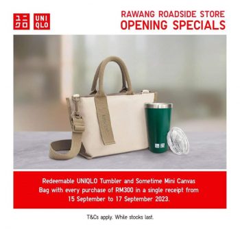 UNIQLO-Grand-Opening-at-Rawang-Roadside-1-350x350 - Apparels Fashion Accessories Fashion Lifestyle & Department Store Promotions & Freebies Selangor 