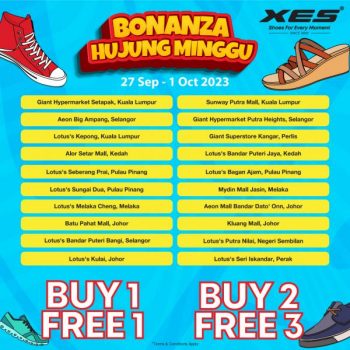 XES-Shoes-Weekend-Bonanza-Sale-1-350x350 - Fashion Accessories Fashion Lifestyle & Department Store Footwear Johor Kedah Kelantan Kuala Lumpur Malaysia Sales Melaka Negeri Sembilan Pahang Penang Perak Perlis Putrajaya Sabah Sarawak Selangor Terengganu 