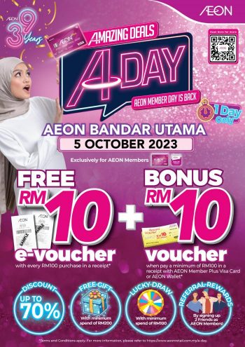 AEON-Bandar-Utama-A-Day-Sale-350x495 - Malaysia Sales Selangor Supermarket & Hypermarket 