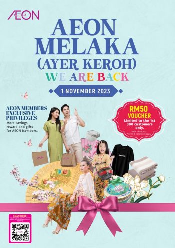 AEON-ReOpening-Promotion-at-Ayer-Keroh-350x495 - Melaka Promotions & Freebies Supermarket & Hypermarket 