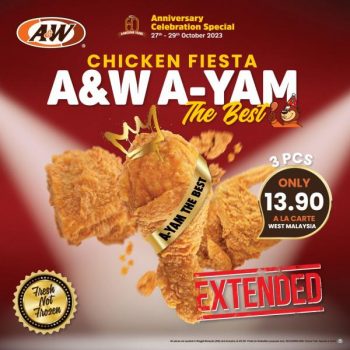 AW-Chicken-Fiesta-Promotion-2-350x350 - Beverages Food , Restaurant & Pub Johor Kedah Kelantan Kuala Lumpur Melaka Negeri Sembilan Pahang Penang Perak Perlis Promotions & Freebies Putrajaya Sabah Sarawak Selangor Terengganu 