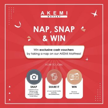 Akemi-Nap-Snap-Win-350x350 - Events & Fairs Johor Kedah Kelantan Kuala Lumpur Melaka Negeri Sembilan Pahang Penang Perak Perlis Putrajaya Sabah Sarawak Selangor Terengganu 