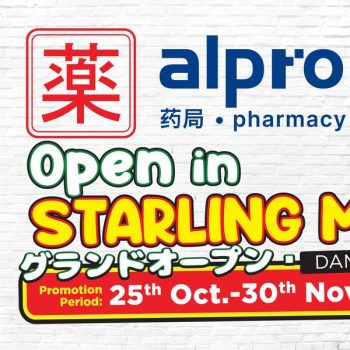 Alpro-Pharmacy-Opening-Deal-at-Starling-Mall-350x350 - Beauty & Health Health Supplements Personal Care Promotions & Freebies Selangor 