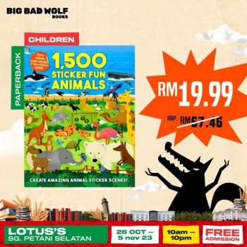 Big-Bad-Wolf-Books-Biggest-Book-Sale-at-Lotuss-Sg-Petani-Selatan-1-350x350 - Books & Magazines Kedah Stationery Warehouse Sale & Clearance in Malaysia 