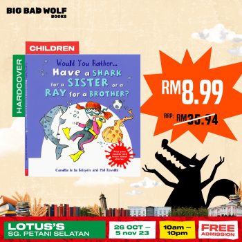 Big-Bad-Wolf-Books-Biggest-Book-Sale-at-Lotuss-Sg-Petani-Selatan-6-350x350 - Books & Magazines Kedah Stationery Warehouse Sale & Clearance in Malaysia 