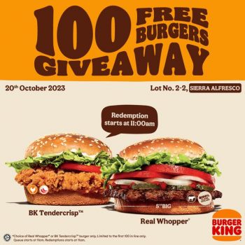 Burger-King-Opening-Promo-at-Sierra-Fresco-2-350x350 - Beverages Food , Restaurant & Pub Promotions & Freebies Selangor 