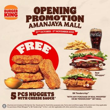 Burger-King-Opening-Promotion-at-Amanjaya-Mall-1-350x350 - Beverages Food , Restaurant & Pub Kedah Promotions & Freebies 