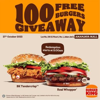 Burger-King-Opening-Promotion-at-Amanjaya-Mall-2-350x350 - Beverages Food , Restaurant & Pub Kedah Promotions & Freebies 