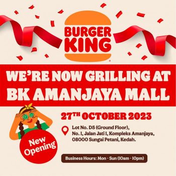 Burger-King-Opening-Promotion-at-Amanjaya-Mall-350x350 - Beverages Food , Restaurant & Pub Kedah Promotions & Freebies 