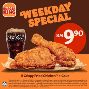 Burger-King-Weekday-Special-350x350 - Beverages Burger Food , Restaurant & Pub Johor Kedah Kelantan Kuala Lumpur Melaka Negeri Sembilan Pahang Penang Perak Perlis Promotions & Freebies Putrajaya Sabah Sarawak Selangor Terengganu 