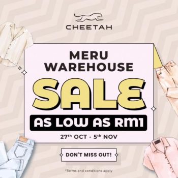 Cheetah-Warehouse-Sale-350x350 - Apparels Fashion Accessories Fashion Lifestyle & Department Store Selangor Warehouse Sale & Clearance in Malaysia 