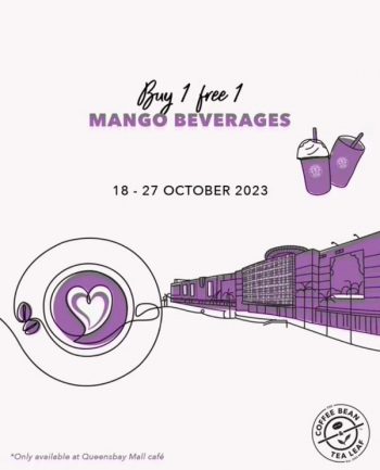 Coffee-Bean-ReOpening-Promotion-at-Queensbay-Mall-1-350x433 - Beverages Food , Restaurant & Pub Penang Promotions & Freebies 