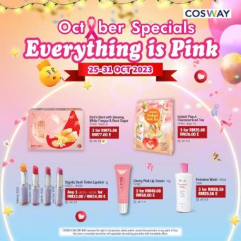 Cosway-October-Pink-tastic-Specials-1-350x350 - Beauty & Health Cosmetics Johor Kedah Kelantan Kuala Lumpur Melaka Negeri Sembilan Online Store Pahang Penang Perak Perlis Personal Care Promotions & Freebies Putrajaya Sabah Sarawak Selangor Skincare Terengganu 