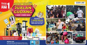 Cosway-Warehouse-Sale-350x183 - Others Selangor Warehouse Sale & Clearance in Malaysia 